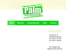 Tablet Screenshot of palm-tickets.de
